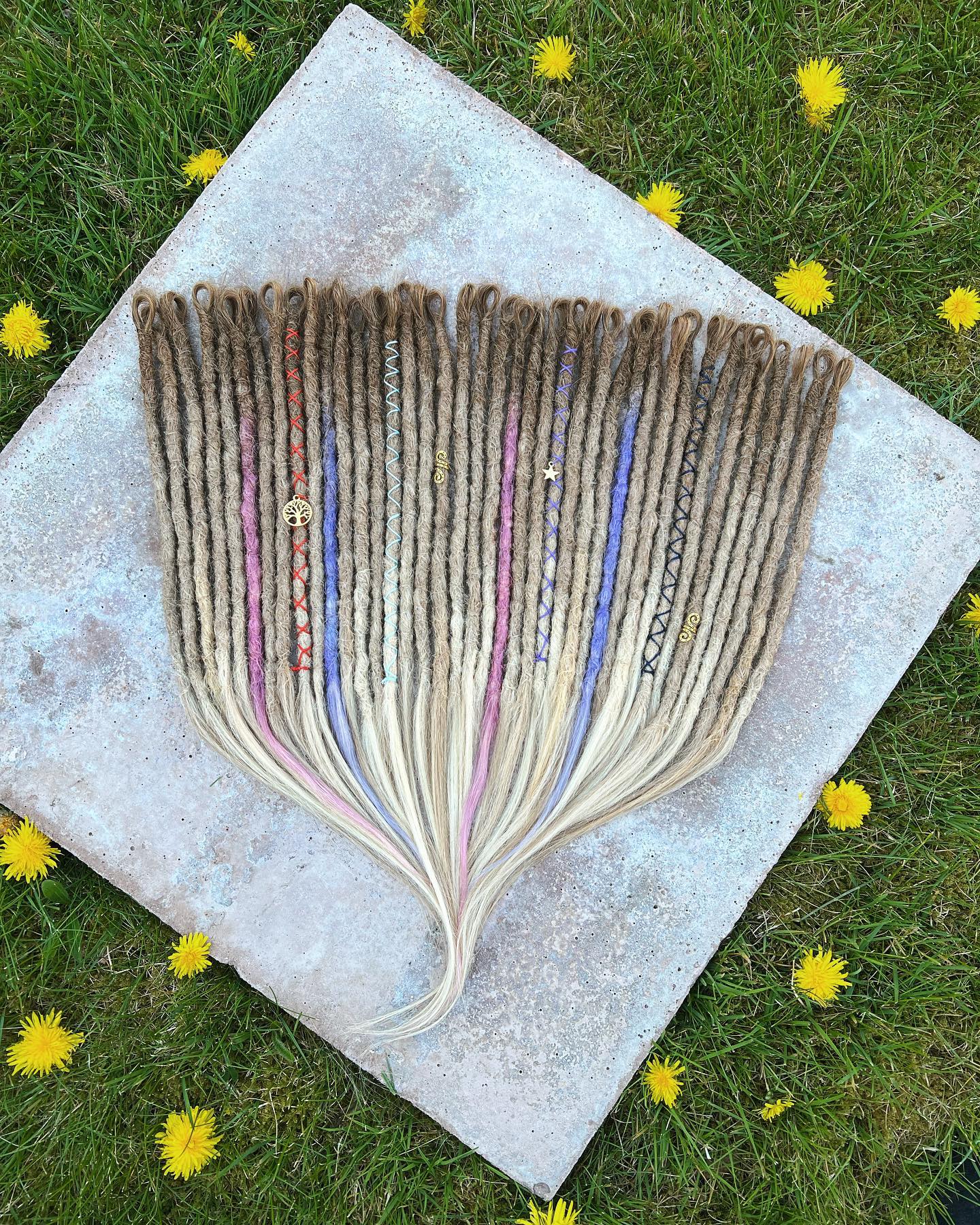 Human Hair Dreadlock Extensions