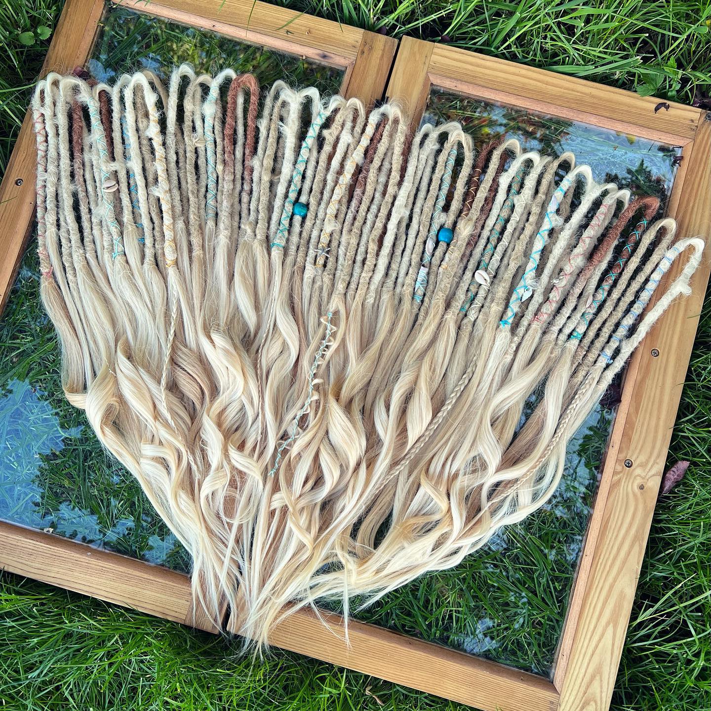 Synthetic Dreadlock Extensions with Human Hair Luxury Thick Ends - Luxury Dreadlocks