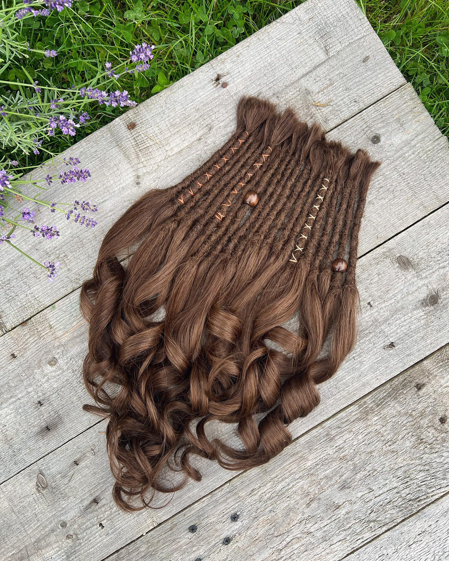 Human Hair Dreadlock Extensions with Luxury Thick Ends - Luxury Dreadlocks