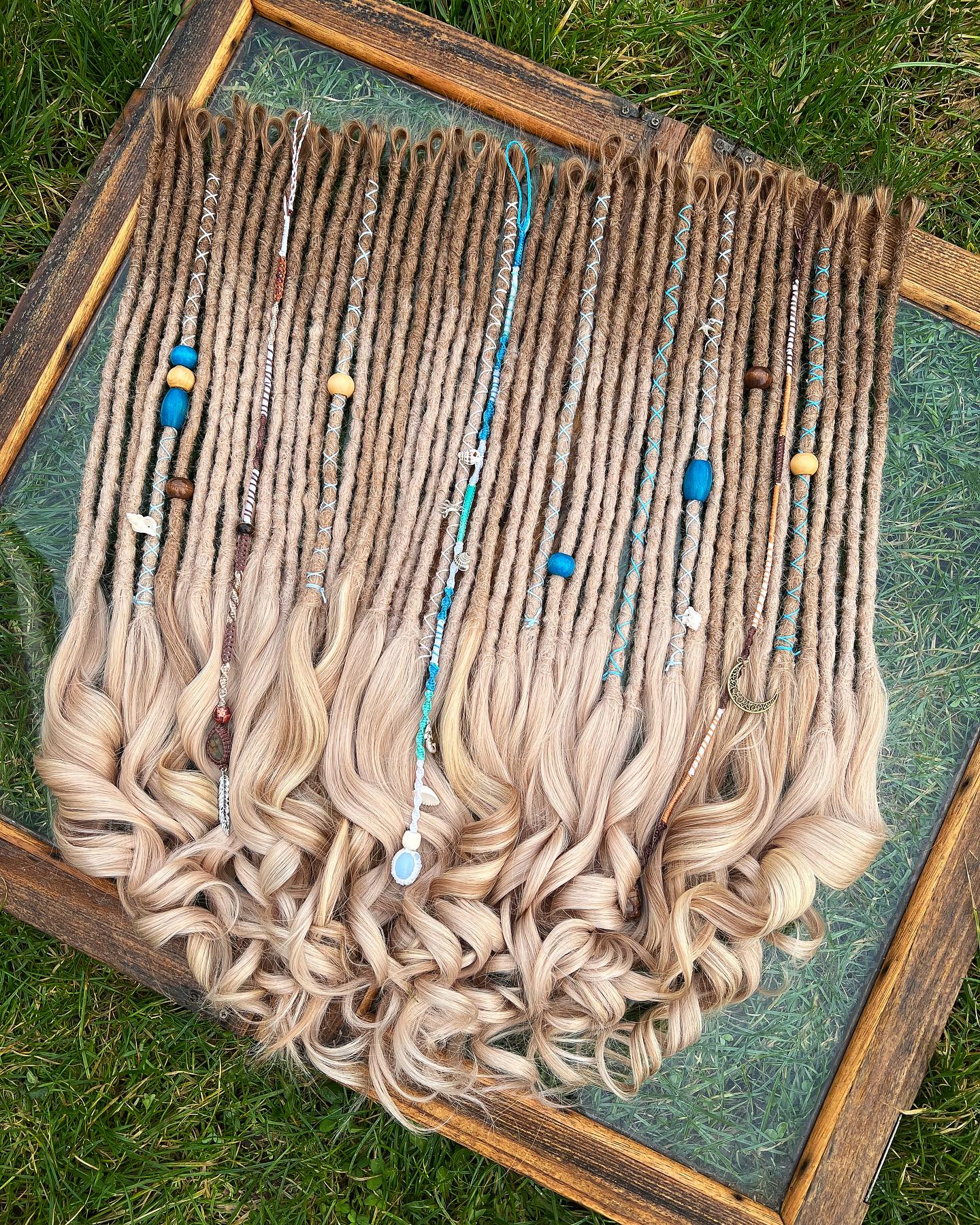 Human Hair Dreadlock Extensions with Luxury Thick Ends - Luxury Dreadlocks