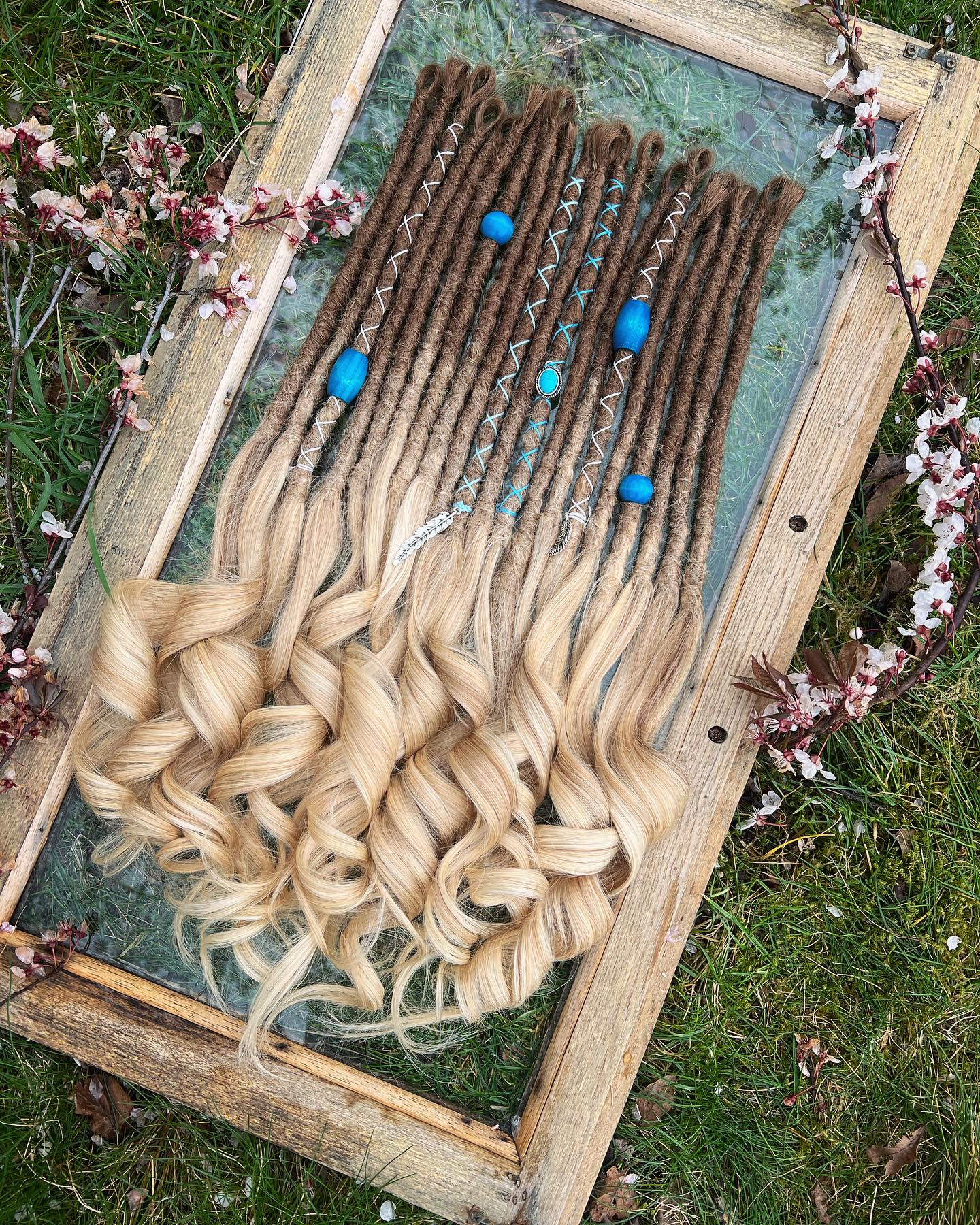 Human Hair Dreadlock Extensions with Luxury Thick Ends - Luxury Dreadlocks