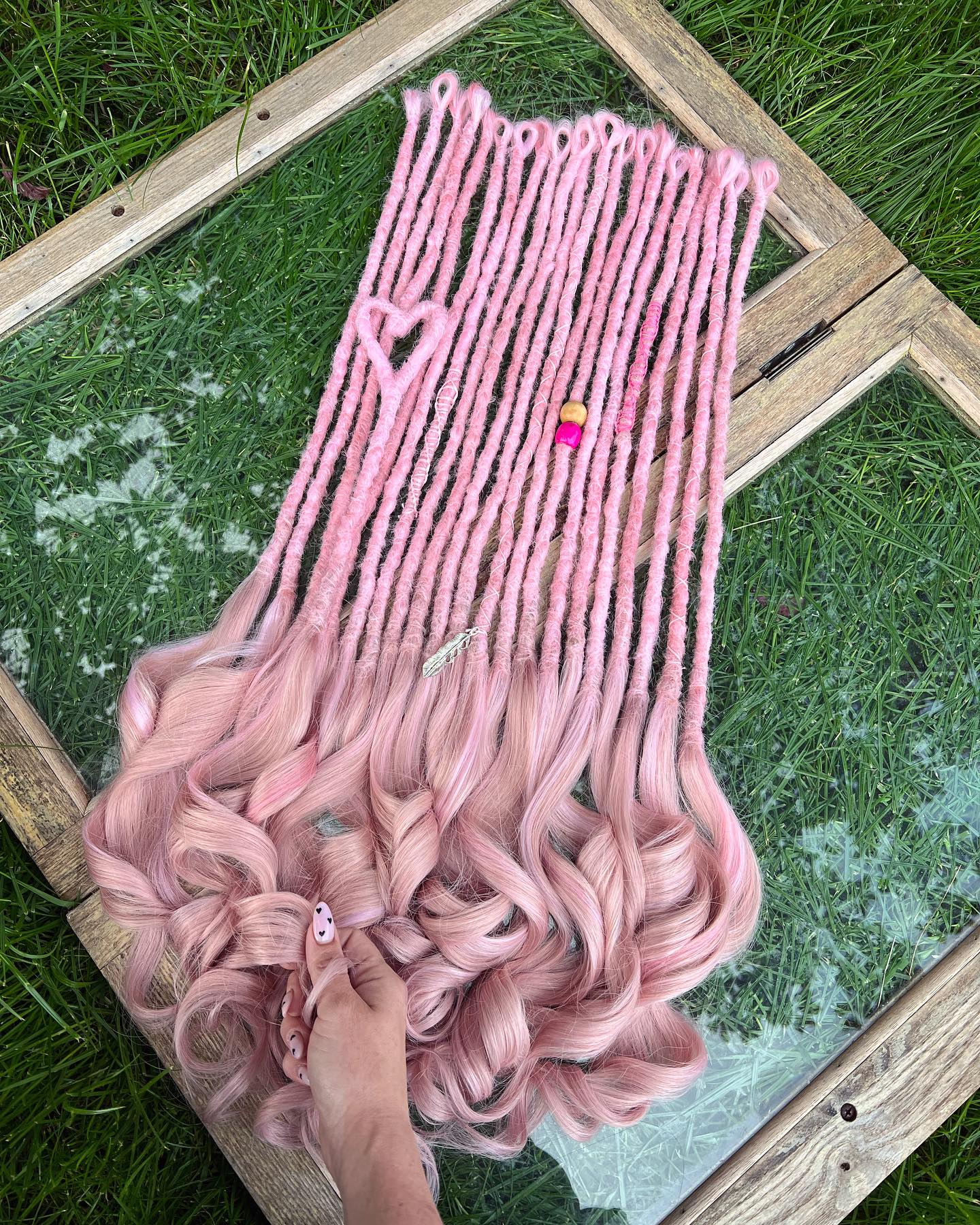 Synthetic Dreadlock Extensions with Human Hair Luxury Thick Ends - Luxury Dreadlocks