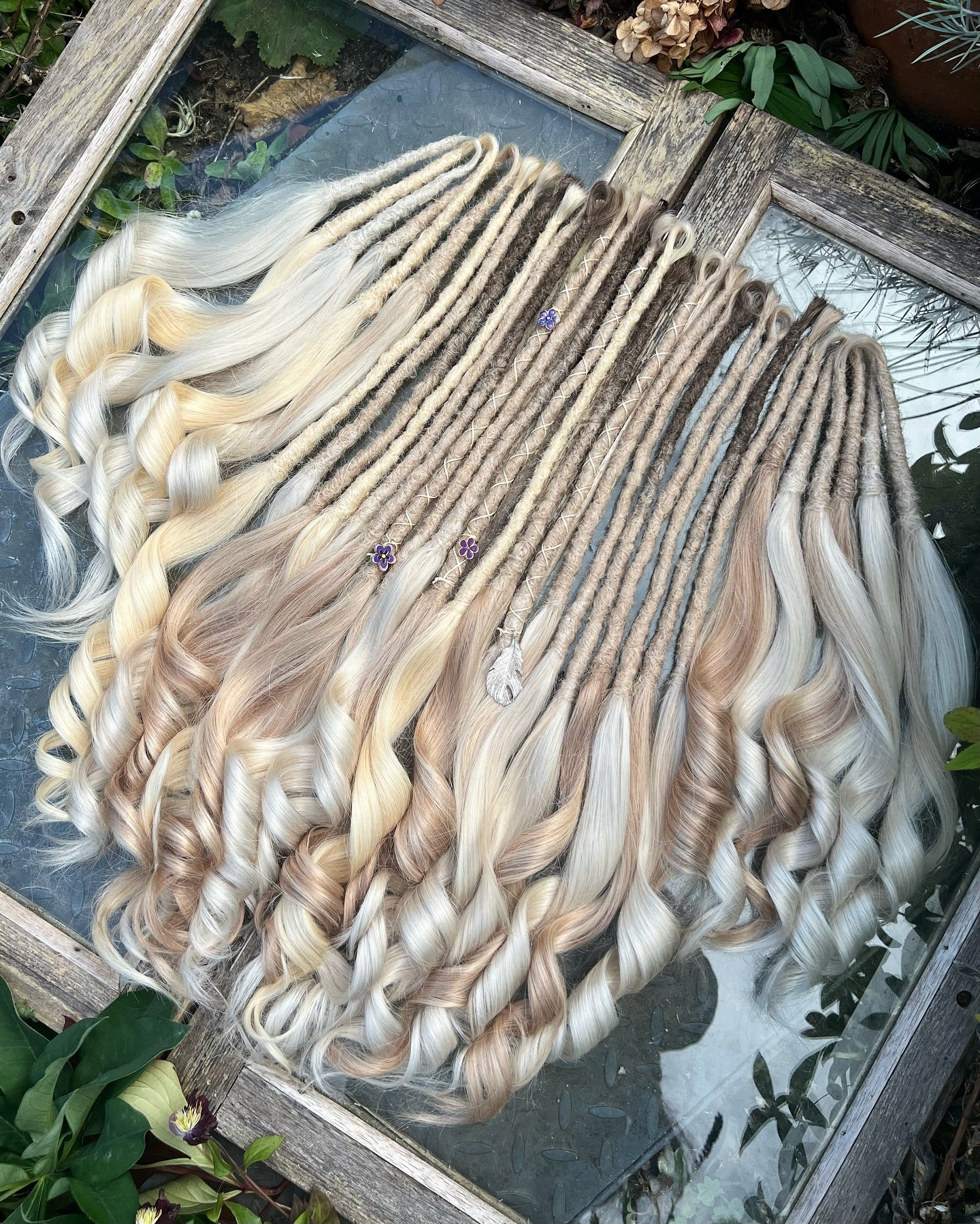 Synthetic Dreadlock Extensions with Human Hair Luxury Thick Ends - Luxury Dreadlocks