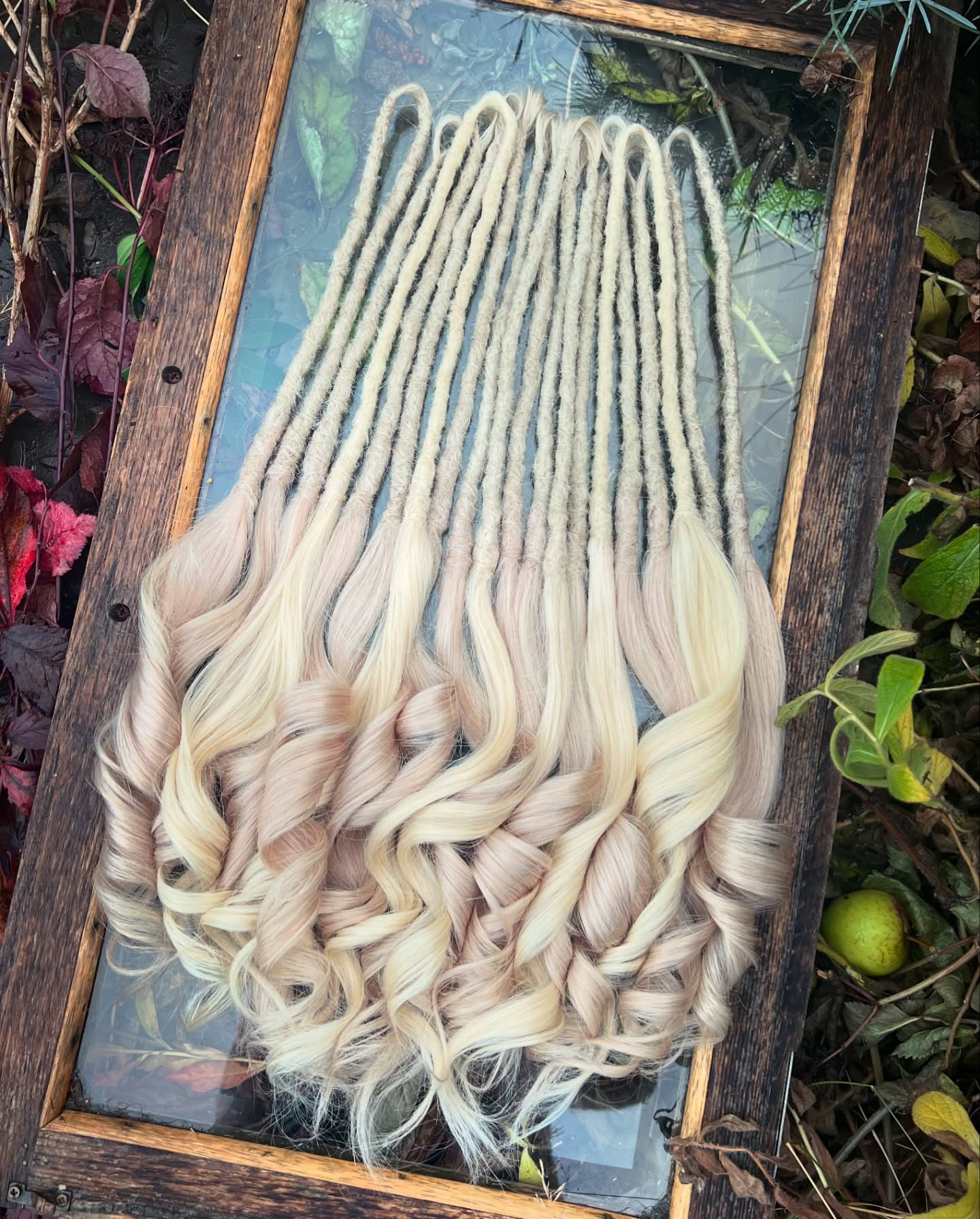 20 Pieces Synthetic Dreadlocks with Human Hair Luxury Ends