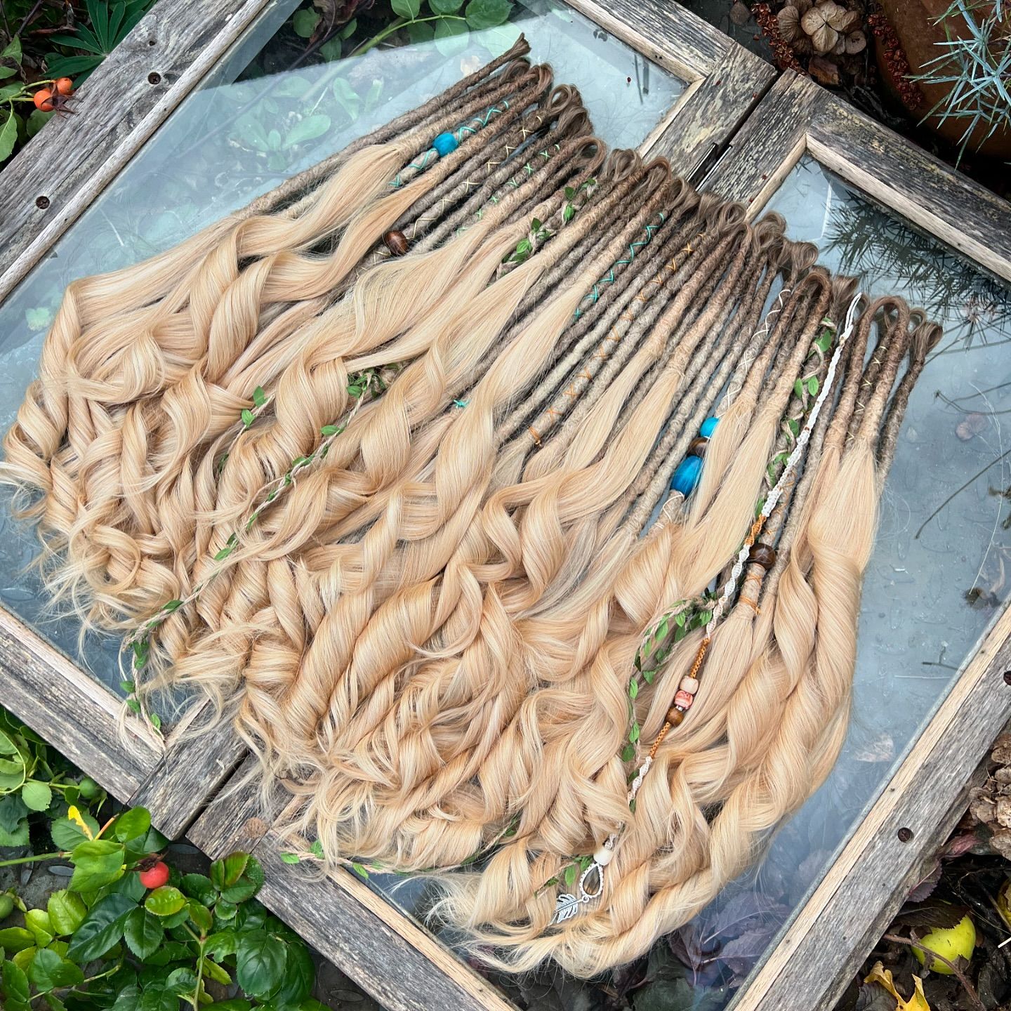 Synthetic Dreadlock Extensions with Human Hair Luxury Thick Ends - Luxury Dreadlocks