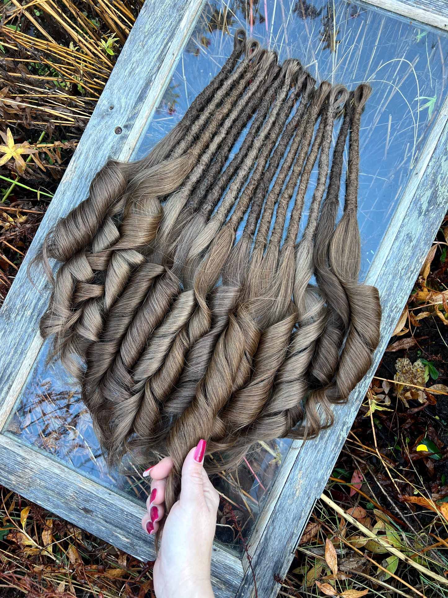 Ready to Ship Luxury End Dreadlock Extensions - Set of 15