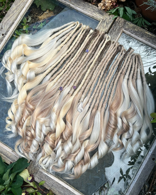 Custom Order for Miriam - 20 Human Hair Luxury End Dreadlock Extensions