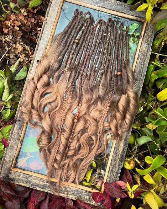 Custom Order for NewEarthIntentions - 5 DE luxury end Dreadlocks
