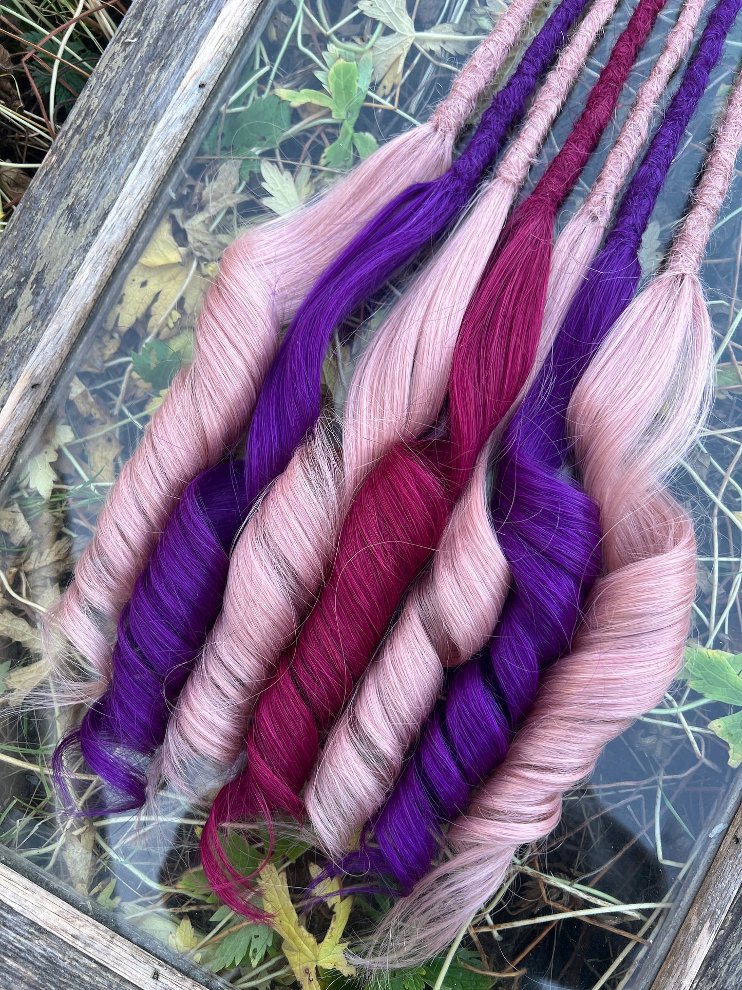 Ready to Ship Luxury End Dreadlock Extensions - Set of 7