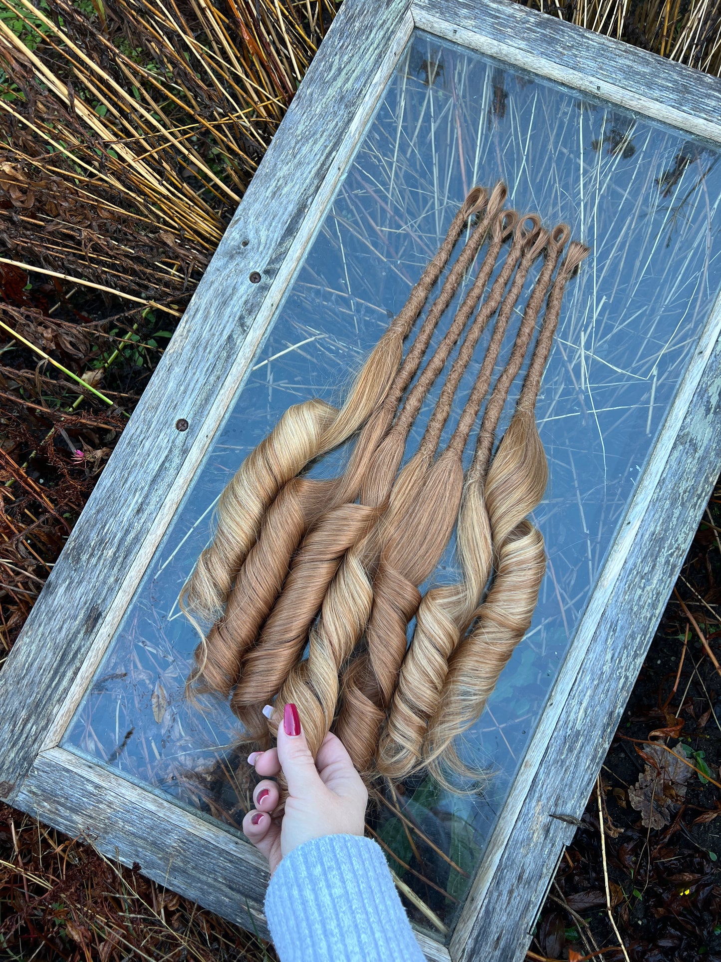 Ready to Ship Luxury End Dreadlock Extensions - Set of 7